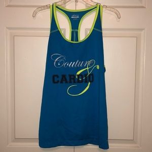 BCG Aqua and Neon Green Active Tank